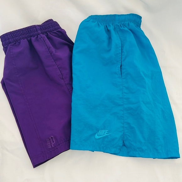 Nike / Prince~2~Active Shorts / Purple & Blue - Picture 12 of 12